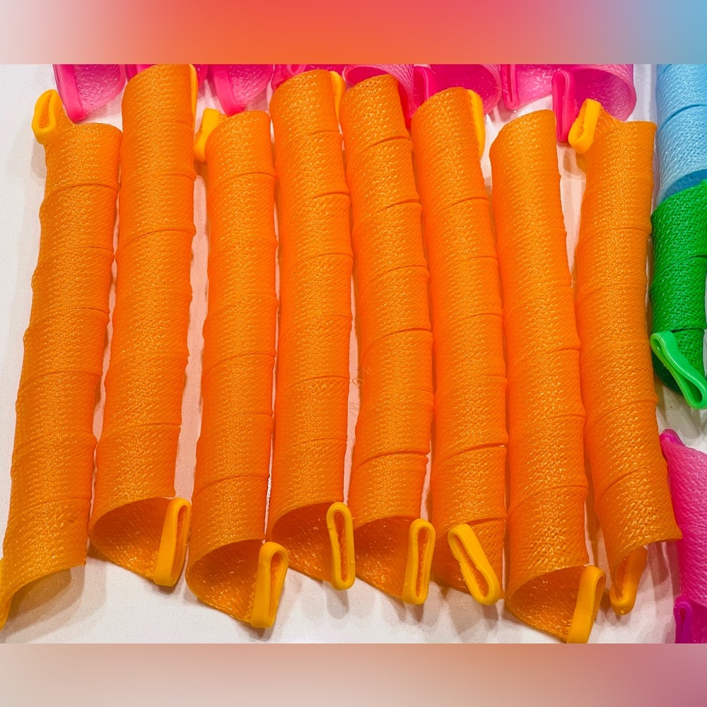 PRICE ⬇️ 50 Heatless Spiral Curlers Set LIKE NEW! - Picture 5 of 16